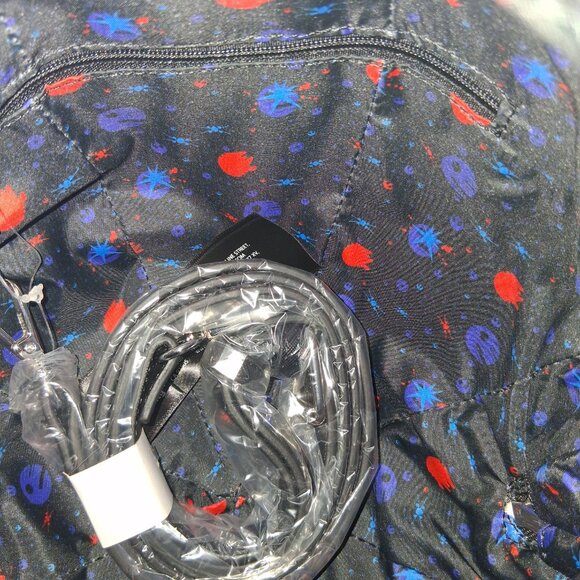 Loungefly Star Wars Return of the Jedi 40th Anniversary Death Star Crossbody Bag - Picture 9 of 16